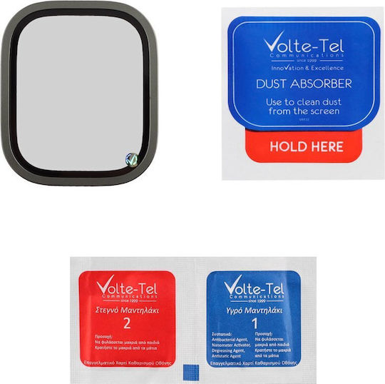 Volte-tel Tempered Glass Apple Watch Ultra 2 49mm 3d Titanium 1.92" 0.30mm Full Cover Green Volte-tel