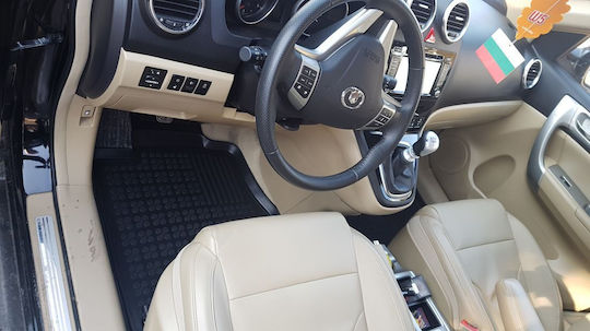 Sahler Raised Sides 3D Rubber Car Mats Honda CR-V 2012+ Great Wall H6 Raised Sides Black 3 Pieces