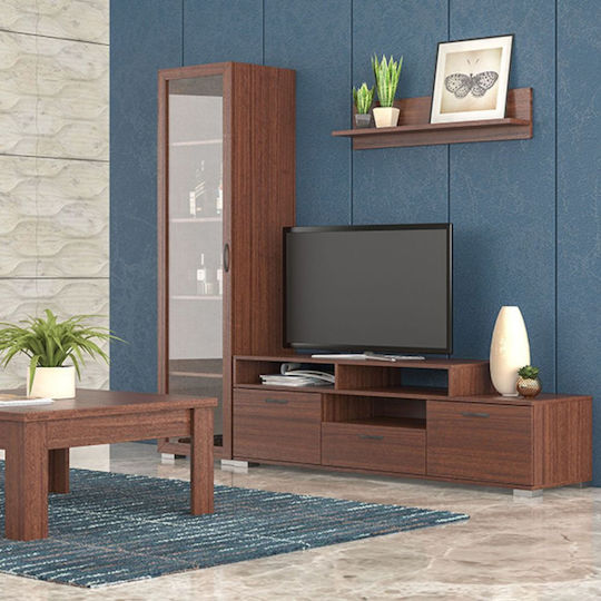 Living Room TV Unit No29 Brown L130xW44.5xH36cm
