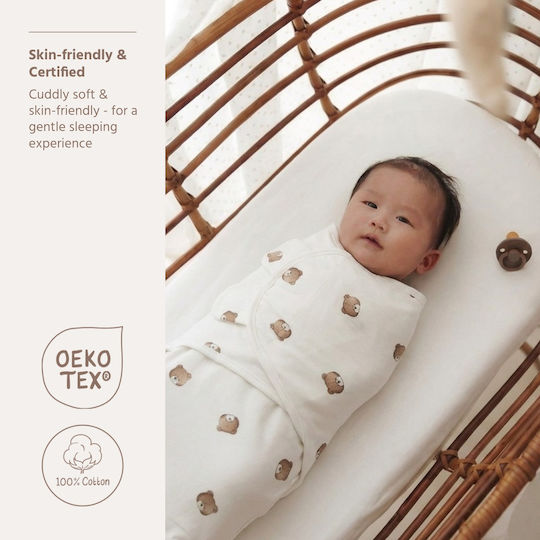 Meyco Sac De Dormit Pentru Bebeluşi De Iarnă Cu Picioare Swaddle Multicolor