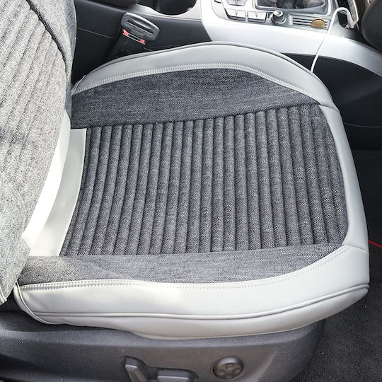 Set De Huse Pentru Scaune Auto Din Piele Gri