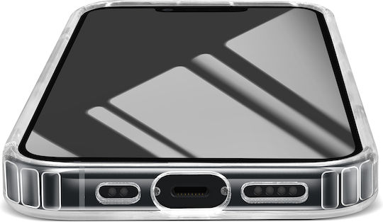 Swissten Magsafe iPhone 13 Mini Комплект Калъф Двоен Материал 5000 mAh Powerbank Прозрачен