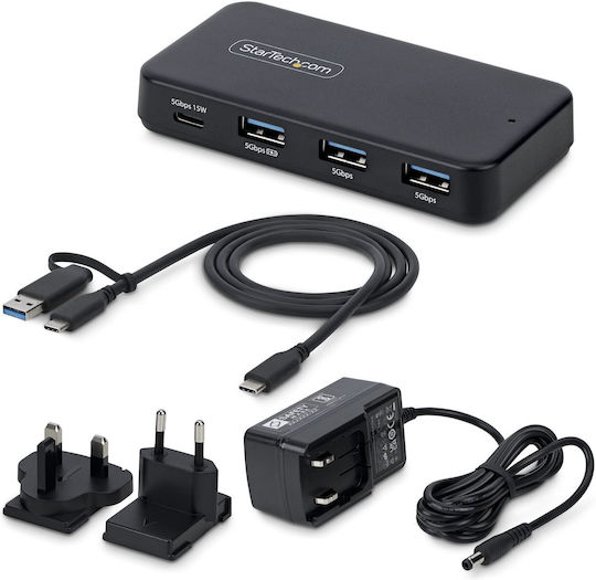 StarTech Hub 4 Θυρών με σύνδεση USB-C / USB-A