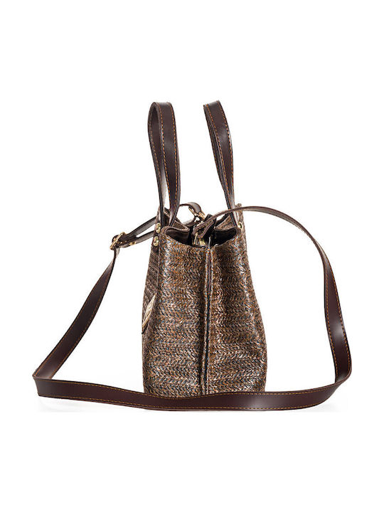 Straw Women's Crossbody Bag Brown