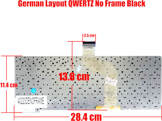 Deutsche Tastatur Für Laptop German Laptop Keyboard Sony Vaio Svt13 Svt13112fxs Svt13113en Svt13113ens Svt13113fx Svt13113fxs Svt13115fa Svt14 Svt14112cxs Svt14113cxs 149109411us 149110311gb De No Frame Black Κωδ.40223denoframe