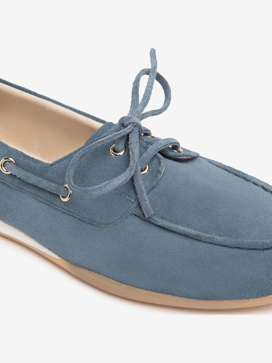 Women's Moccasins in Blue Colour