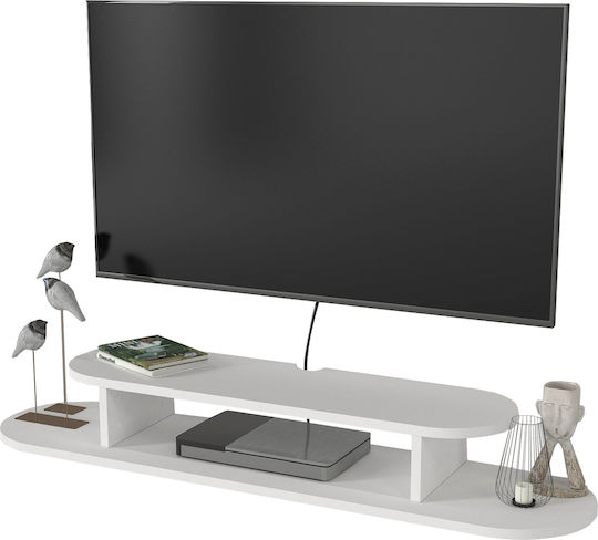 Stand TV Alb L120xA29.6xÎ15.6cm