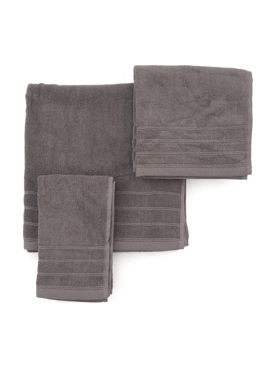 Heinner Facecloth 50x90cm Gray Weight 500gsm