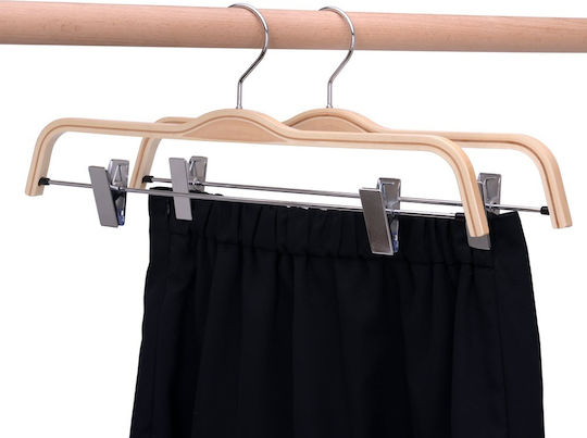 UnicUtil Kremastră Dulap pentru Pantaloni Din Lemn Bej UUUM56