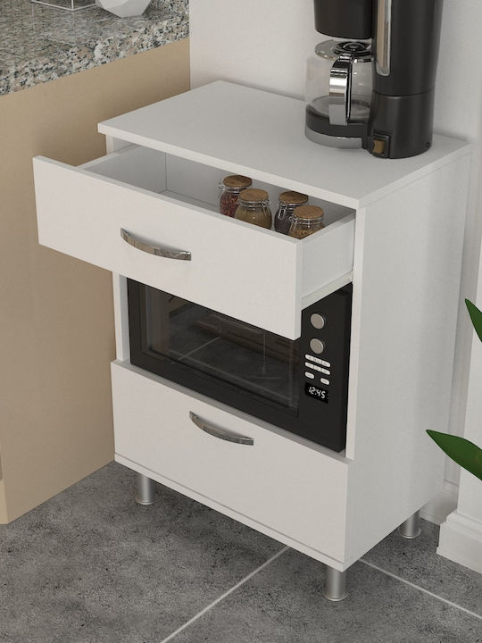 Επιδαπέδιο Ντουλάπι Λευκό 60x35.5x86.3εκ.
