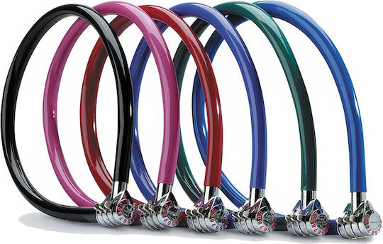Masterlock Bicycle Lock Wire Cable 55cm 8631d with Combination Various Colors 863155112