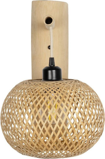 GloboStar Wall Lamp with E27 Socket Beige 23x37cm