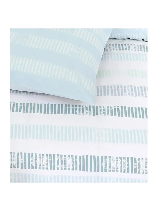 Kocoon Azzurro Σετ Σεντόνια Υπέρδιπλα με Λάστιχο 160x200+32εκ. 4 (4τμχ)