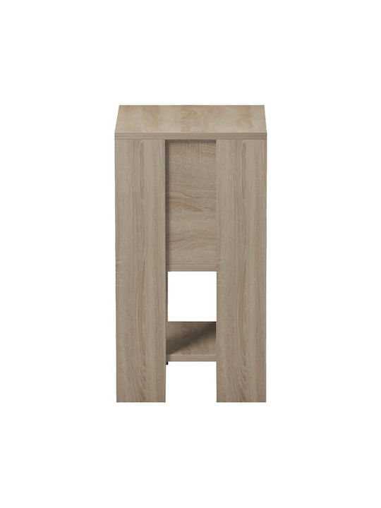 Reppo Nachttisch Holz Beige 30x30x55cm