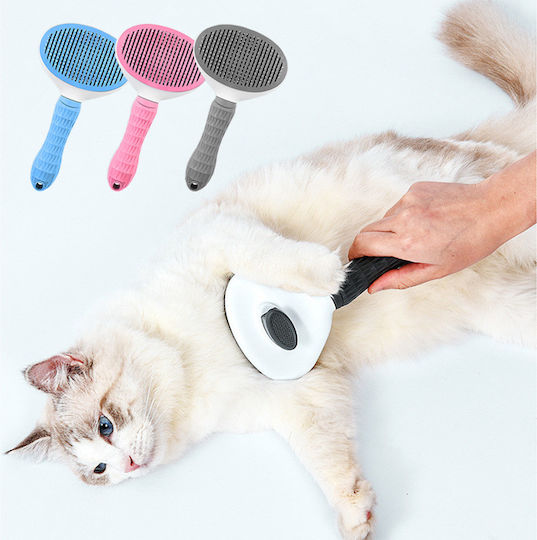 Ideaplus Pet Pieptene Pentru Câini Pentru Îngrijirea Blănii Roz