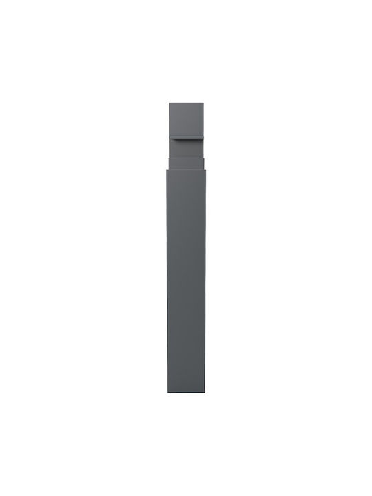 Manco Bücherregal Anthrazit 122x25.5x188cm