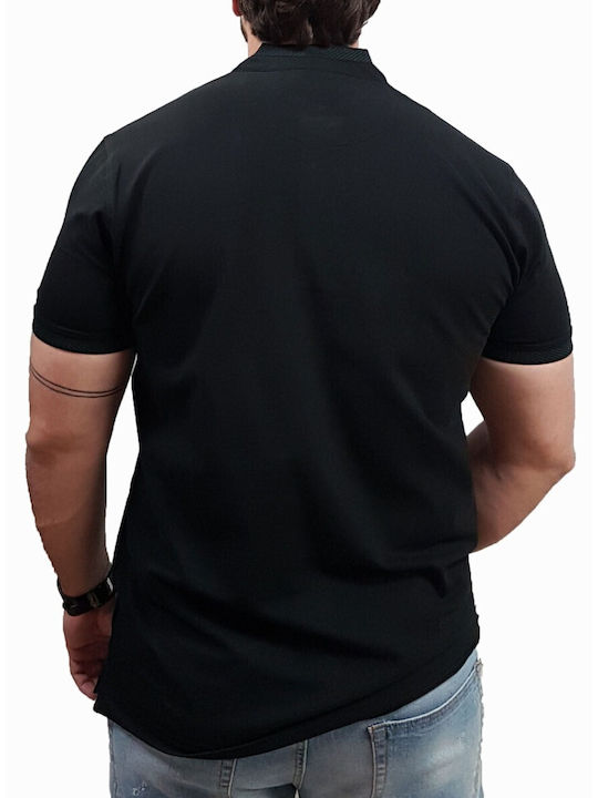Short Sleeve Black Blouse