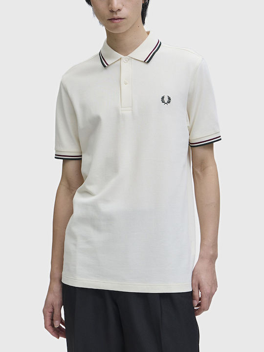 Fred Perry Twin Tipped Polo Bluză Bej M3600-84A