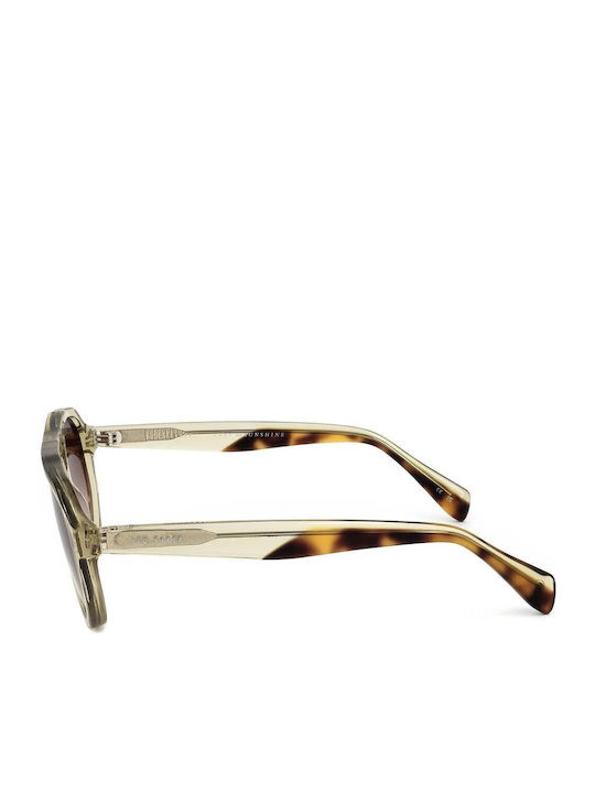 Ted Baker Men's Sunglasses with Brown Tartaruga Horn-Rimmed Frame and Brown Gradient Lens TB1692 939