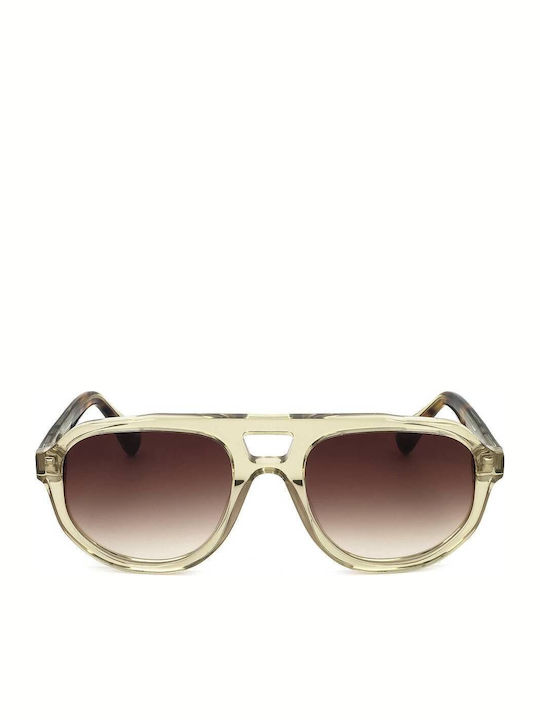 Ted Baker Men's Sunglasses with Brown Tartaruga Horn-Rimmed Frame and Brown Gradient Lens TB1692 939