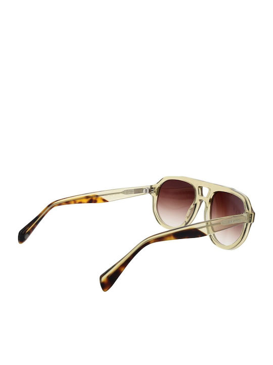 Ted Baker Men's Sunglasses with Brown Tartaruga Horn-Rimmed Frame and Brown Gradient Lens TB1692 939