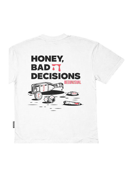 Bad Decisions T-shirt Λευκό