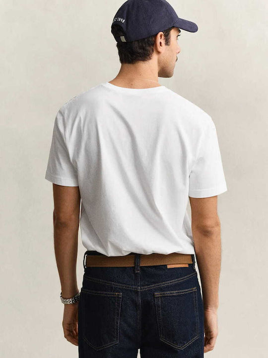 Gant Tricou Alb