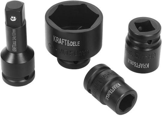 Kraft & Dele Ratchet With 3\4" Socket Set 21 Pieces