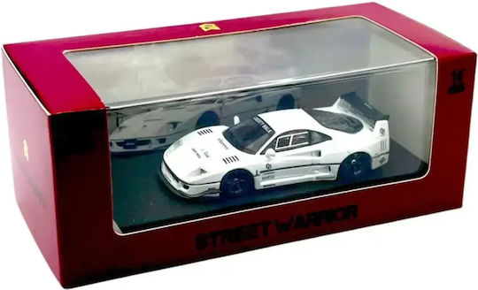 Model Mașină Ferrari F40 Lbwk Alb 1:64 Street Weapon
