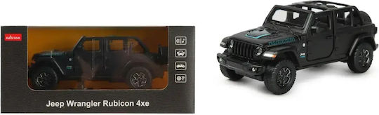 Jeep Wrangler Rubicon 4xe Black Diecast Car 1:32 Scale