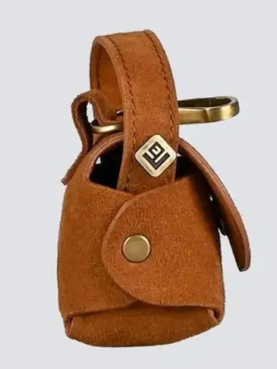 Lovely Γυναικεία Mini Bag – Μπρελόκ Julia Nomia Camel