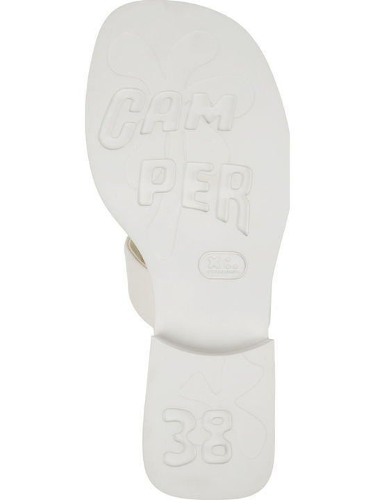 Dana Leather Women's Sandals White