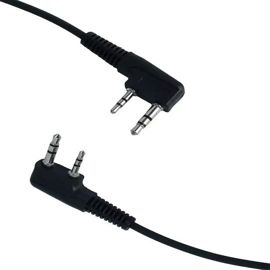 Professional Long Spiral Handsfree Micro Earpiece Ptt Lapel 2 Pin Two-Way Radios Baofeng-original Tc-403