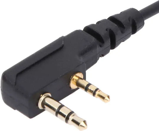 Professional Long Spiral Handsfree Micro Earpiece Ptt Lapel 2 Pin Two-Way Radios Baofeng-original Tc-403