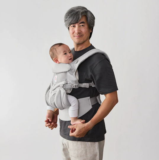 Ergobaby Κλασικός Μάρσιπος Omni 360 Air Mesh Pearl Grey με Μέγιστο Βάρος 20kg
