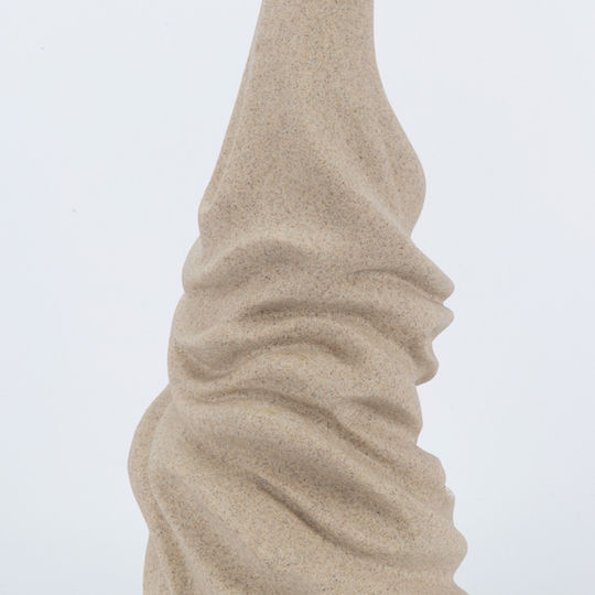 Dekorative Vase Aus Polyurethan Braune 14x14xH36.5cm
