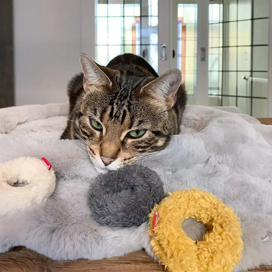 Cat Bed Hoopo Flip Gray