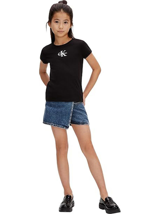 Παιδικό T-shirt Μαύρο Monogram Top