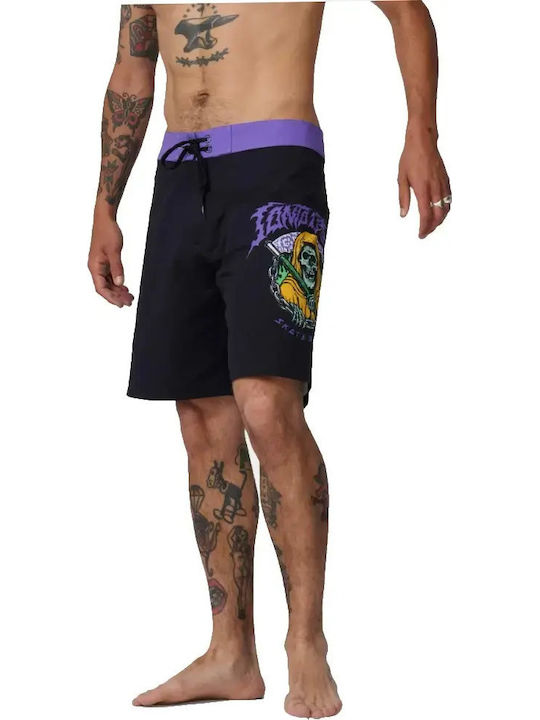 Men's Swimwear Bermuda Black with Patterns