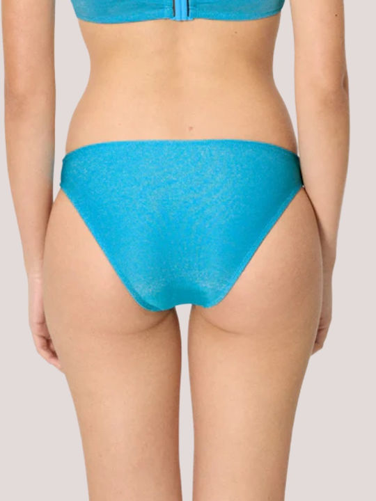 Bikini Bottoms Turquoise Slip