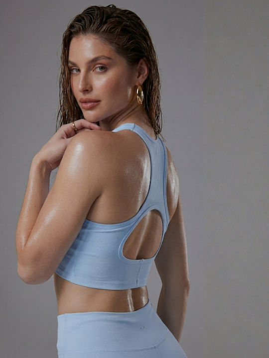 Women's White Sports Bra