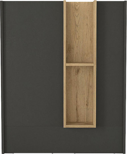 Bonveno Birou Recepție Din PAL Melaminat Antracit – Design Minimalist Elegant Spații Office 90 X 43.2 X 110.3 Cm Uuorg74