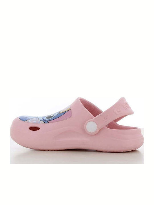 Stitch Kids Anatomic Clogs for Beach Pink