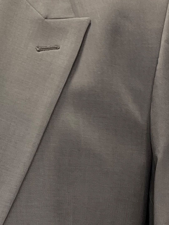 Henry Winter Men's Suit with Vest with Slim Fit Brown