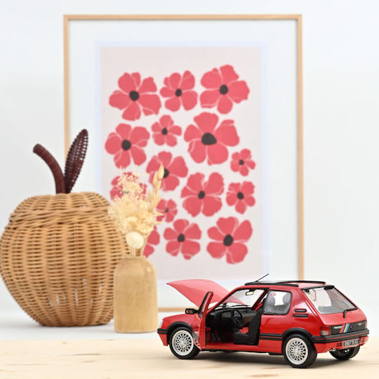 Mașină Peugeot 205 Gti 1.9 Pts 1991 Vallelunga Roșu 1:18 Norev