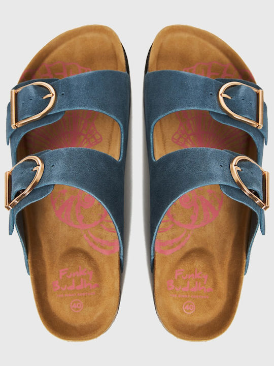 Women's Sandals Blue Regular Fit FBL013-118-08-Blue Heaven