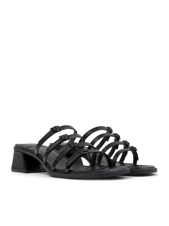 Leather Women's Sandals Black