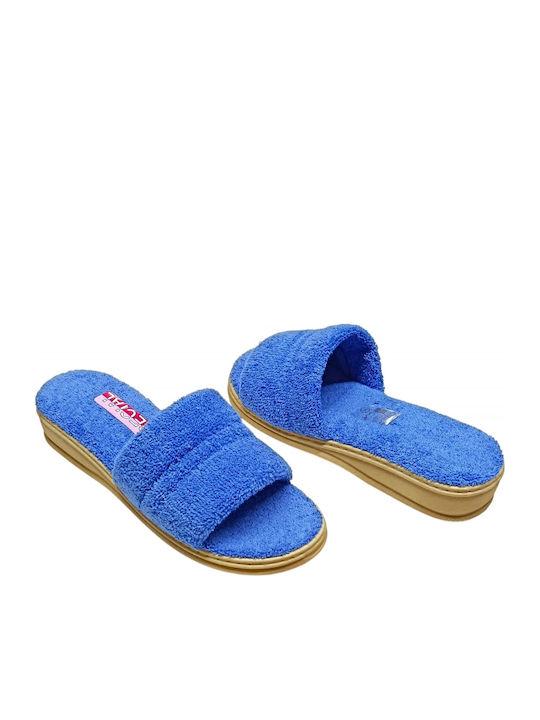 Terry Winter Women's Slippers Light Blue
