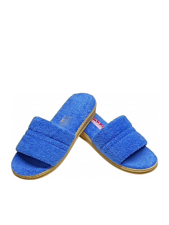 Terry Winter Women's Slippers Light Blue