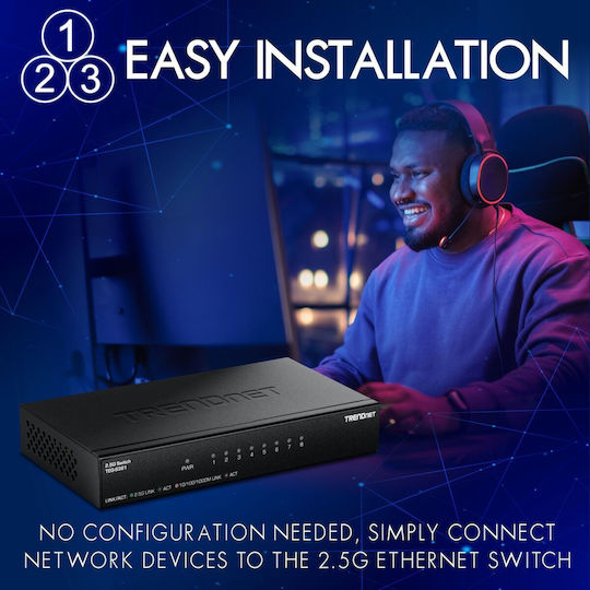 Trendnet TEG-S381 L2 Switch με 8 Θύρες Gigabit (1Gbps) Ethernet